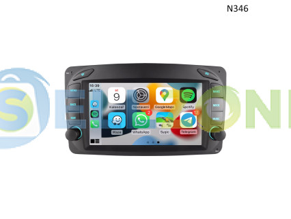 Πολυμέσα με πλοήγηση Android Carplay για Mercedes C W203 CLK W209 - N346